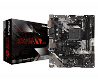 Материнская плата ASRock X370M-HDV R4.0, AMD X370, sAM4, mATX