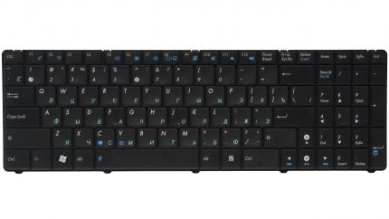 Клавиатура для ноутбука Asus N50/ N51/ N61/ P50/ F90/ N90/ UL50/ K52/ A53/ K53/ U50 RU, Black