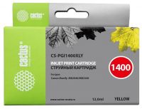 Совместимый картридж струйный Cactus CS-PGI1400XLY желтый для HP Canon MB2050/ MB2350/ MB2040/ MB2340 (11.5мл)