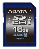 Карта памяти A-DATA 16GB SDHC UHS-I class10