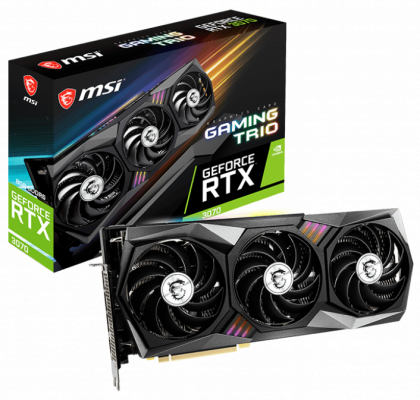 Видеокарта MSI GeForce RTX 3070 GAMING TRIO