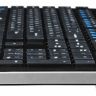Клавиатура Oklick 870S черный USB беспроводная slim Multimedia