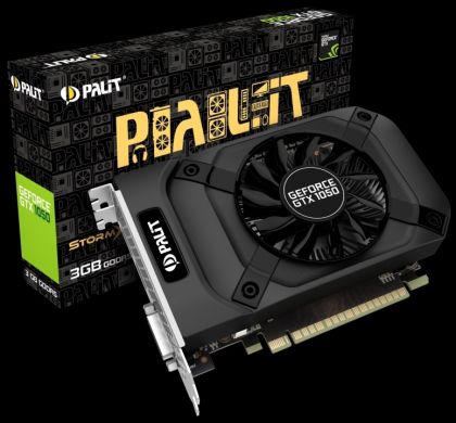 Видеокарта Palit PA GTX1050 StormX 3G GeForce GTX 1050