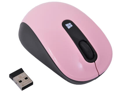 Мышь Microsoft Mobile Mouse Sculpt розовый Беспроводная (1000dpi) USB2.0 для ноутбука