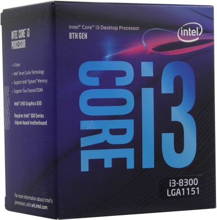 Процессор Intel Core i3-8300 3.7GHz s1151v2 Box