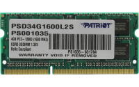 Модуль памяти DDR3 4Gb 1600MHz Patriot PSD34G1600L2S