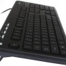 Клавиатура A4 KD-126-2 Black X-Slim LED white BlackLight USB