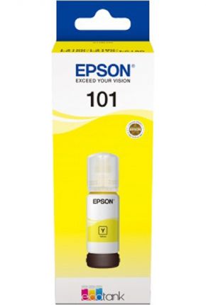 Картридж струйный Epson L101 C13T03V44A желтый (70мл) для Epson L4150/L4160/L6160/L6170/L6190