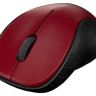 Мышь Rapoo 3000p (blister box) красный оптическая (1000dpi) USB (3but)