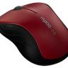Мышь Rapoo 3000p (blister box) красный оптическая (1000dpi) USB (3but)