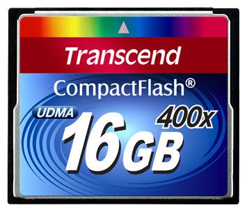 Карта памяти Transcend 16GB Compact Flash 400x