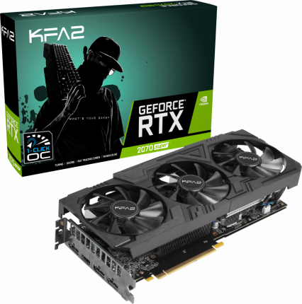 Видеокарта KFA2 GeForce RTX 2070 Super EX Gamer Black Edition (27ISL6MDW0BK)