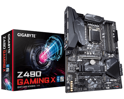 Материнская плата Gigabyte Z490 GAMING X, Intel Z490, s1200, ATX