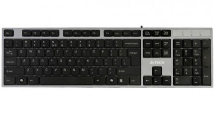 Клавиатура A4 KD-300 Silver Grey X-Slim USB