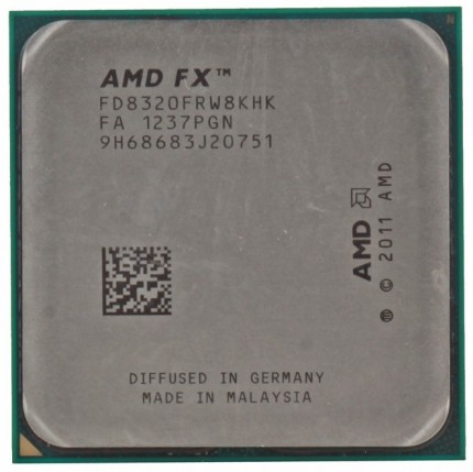 Процессор AMD X8 FX-8320 AM3+ (FD8320FRW8KHK) (3.5/2200/16Mb) OEM