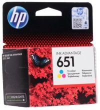 Картридж струйный HP 651 C2P11AE многоцветный для HP DJ IA (300стр.)