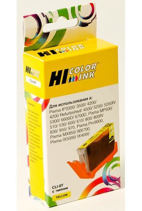 Картридж Hi-Black (HB-CLI-8Y) для Canon PIXMA iP4200/iP6600D/MP500, Y