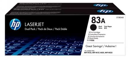 Картридж HP 83A 2-pack Black