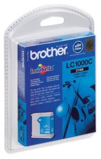 Картридж Brother LC-1000C с синими чернилами (400 копий при 5%) для DCP-130C/ 330C/ 540CN, MFC-240C/ 5460CN/ / 885CW