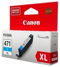 Чернильница Canon CLI-471XL Cyan для MG5740/6840/7740 (715 стр)