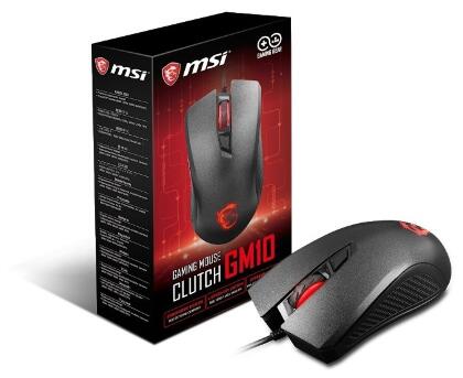 Мышь MSI Clutch GM10, Black, USB
