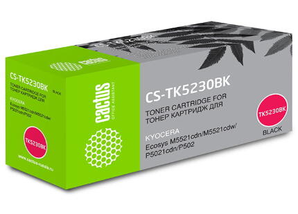 Картридж Cactus CS-TK5230BK черный