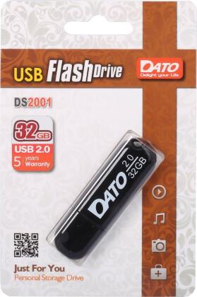 Флешка Dato 32Gb DS2001 DS2001-32G USB2.0 черный