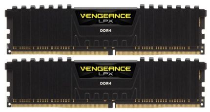 Модуль памяти DDR4 2x16Gb 2400MHz Corsair CMK32GX4M2A2400C16 RTL PC4-19200 CL16 DIMM 288-pin 1.2В