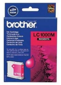 Картридж Brother LC-1000M с красными чернилами (400 копий при 5%) для DCP-130C/ 330C/ 540CN, MFC-240C/ 5460CN/ 885CW