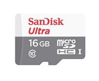Карта памяти Sandisk microSDHC 16Gb Class 10 SDSQUNS-016G-GN3MA Ultra 80