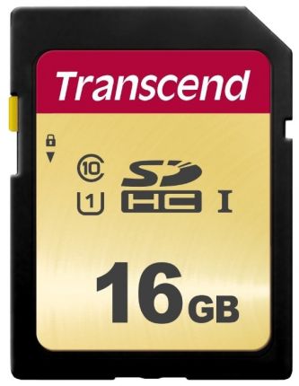 Карта памяти Transcend 16GB SDHC Class 10 UHS-I U1 V30 R95, W60MB/s