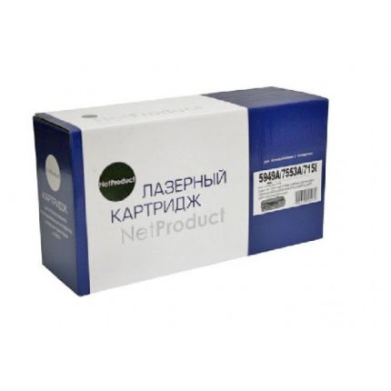 Картридж NetProduct (N-Q5949A/Q7553A) для HP LJ1160/1320/P2015/Canon 715, Универс., 3K