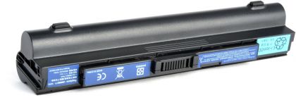 Аккумулятор для ноутбука Acer UM09E31/ 32/ 36/ 51/ 56/ 70/ 71/ 78 для Aspire 1410/ 1810T, Aspire One 752, Ferrari 200, усиленный, 10.8В, 7200мАч, черный