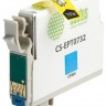 Совместимый картридж струйный Cactus CS-EPT0732 голубой для Epson Stylus С79/ C110/ СХ3900/ CX4900 (11,4ml)
