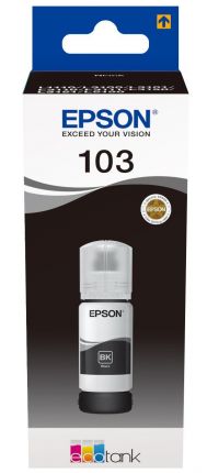 Картридж струйный Epson103BK C13T00S14A черный