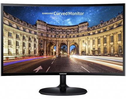 Монитор Samsung 23.5" C24F390FHI черный VA LED 16:9 HDMI матовая 250cd 178гр/178гр 1920x1080 D-Sub FHD 3.3кг