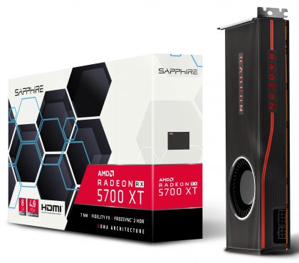 Видеокарта Sapphire Radeon RX 5700 XT 8G, AMD Radeon RX 5700 XT, 8Gb GDDR6
