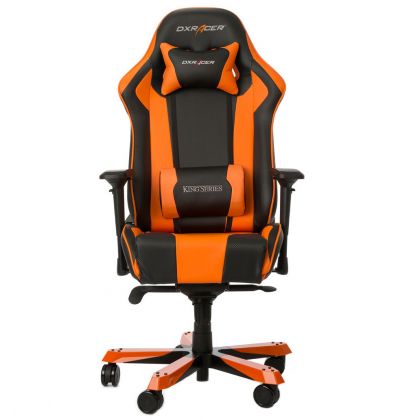 Игровое кресло DXRacer King OH/KS06/NO чёрный/оранжевый