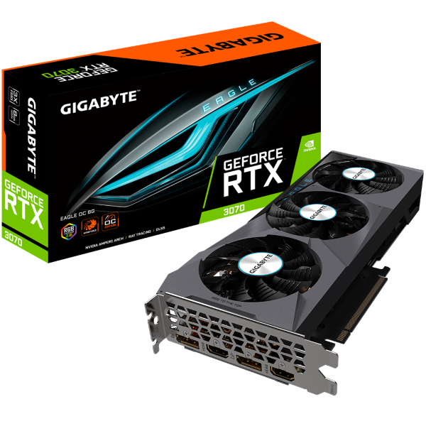 Видеокарта Gigabyte GeForce RTX 3070 EAGLE OC 8G