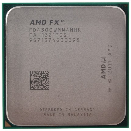 Процессор AMD X4 FX-4300 AM3+ (3.8/2000/8Mb) OEM