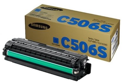 Картридж Samsung CLT-C506S SU049A голубой (1500стр.) для Samsung CLP-680/CLX-6260