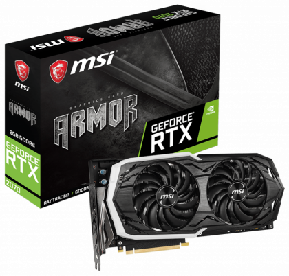 Видеокарта MSI RTX 2070 ARMOR 8G GeForce RTX 2070