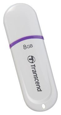 Флешка Transcend 8Gb Jetflash 330 TS8GJF330 USB2.0 белый/фиолетовый