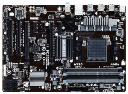 Материнская плата Gigabyte GA-970A-DS3P Socket-AM3+ AMD 970 DDR3 ATX AC`97 8ch(7.1) GbLAN SATA3 RAID