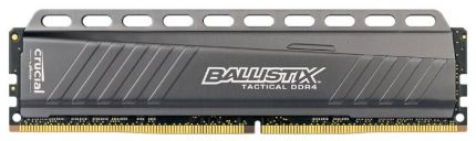 Модуль памяти Crucial 4GB DDR4 2666 MT/s (PC4-21300) CL16 SR x8 Unbuffered DIMM 288pin Ballistix Tactical