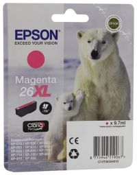 Картридж струйный Epson T2633 C13T26334012 пурпурный (9.7мл) для Epson XP-600/700/800