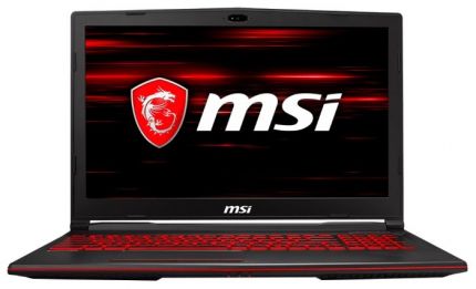 Ноутбук MSI GL63 8RC-469XRU 15.6"(1920x1080 (матовый))/ Intel Core i5 8300H(2.3Ghz)/ 8192Mb/ 1000Gb/ noDVD/ Ext:nVidia GeForce GTX1050(4096Mb)/ Cam/ BT/ WiFi/ 41WHr/ war 1y/ 2.2kg/ black/ Dos