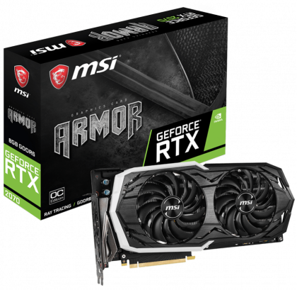 Видеокарта MSI RTX 2070 ARMOR 8G OC GeForce RTX 2070