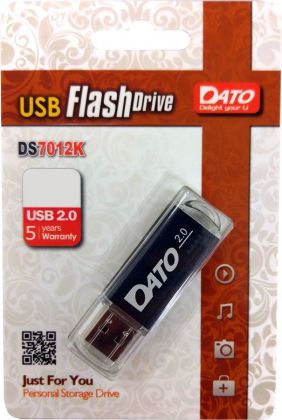Флешка Dato 8Gb DS7012 DS7012K-08G USB2.0 черный