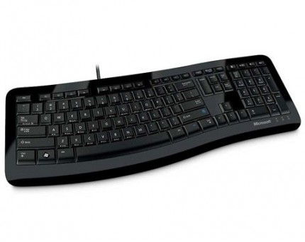 Клавиатура Microsoft Comfort Curve 3000 черный USB Multimedia Ergo